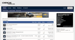 Desktop Screenshot of caracalforum.com