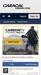 Mobile Screenshot of caracalforum.com